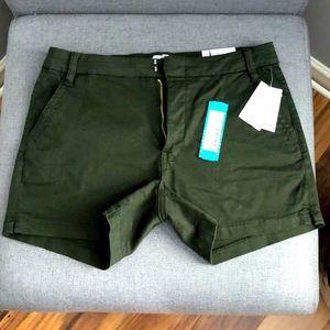 StitchFix STS Blue olive colored shorts NWT